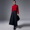 Women's Cable Knit Pure Cashmere Semi-High Collar Sweater