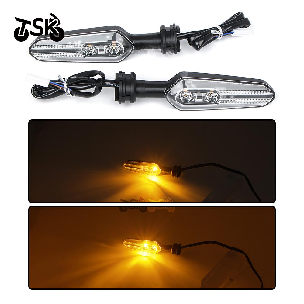 350mm & 370mm Front Rear LED Turn Signal Light For Yamaha YZF-R7 YZF R7 2021-2022 2023 Motorcycle Indicators Lamp Accessories