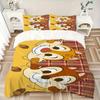 3pcs set Chip & Dale1pc of quilt cover+2pcs of pillowcase, no core, print bedding, All Seasons Bedroom Setting060