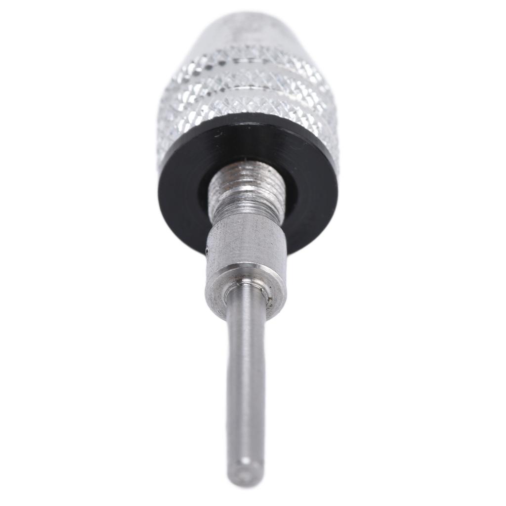Nøkkelløs borechuck adapter for slagtrekker 3 kjefter 1/8in rundt skaft 0.3?3,4 mm Sølv