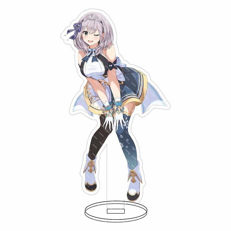 Hololive Vtuber Acrylic Stand Adorable Desktop Decor Featuring Fubuki Okayu Ayame Subaru Matsuri