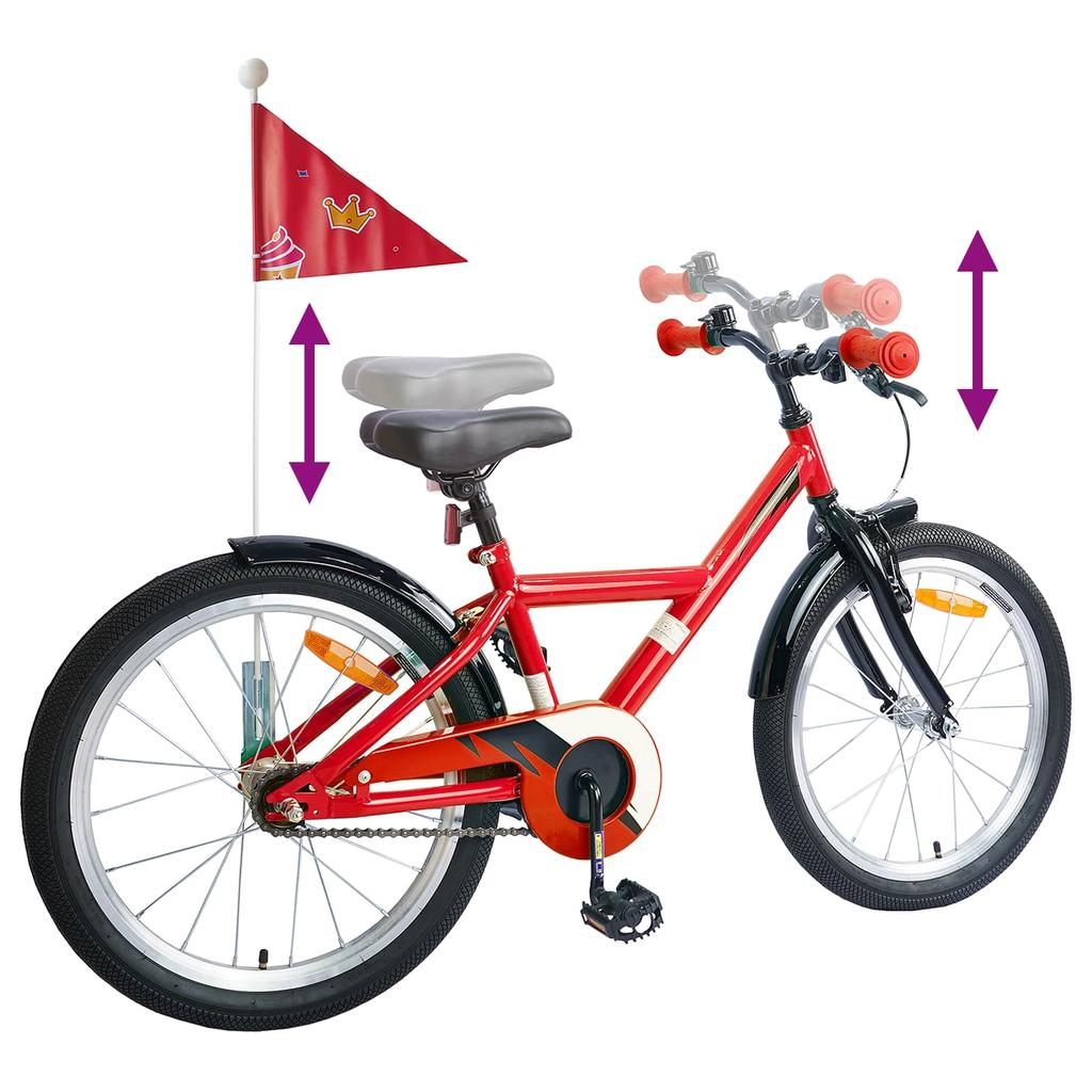 Kids  Bike 20 Inch for Ages 6 11 Red