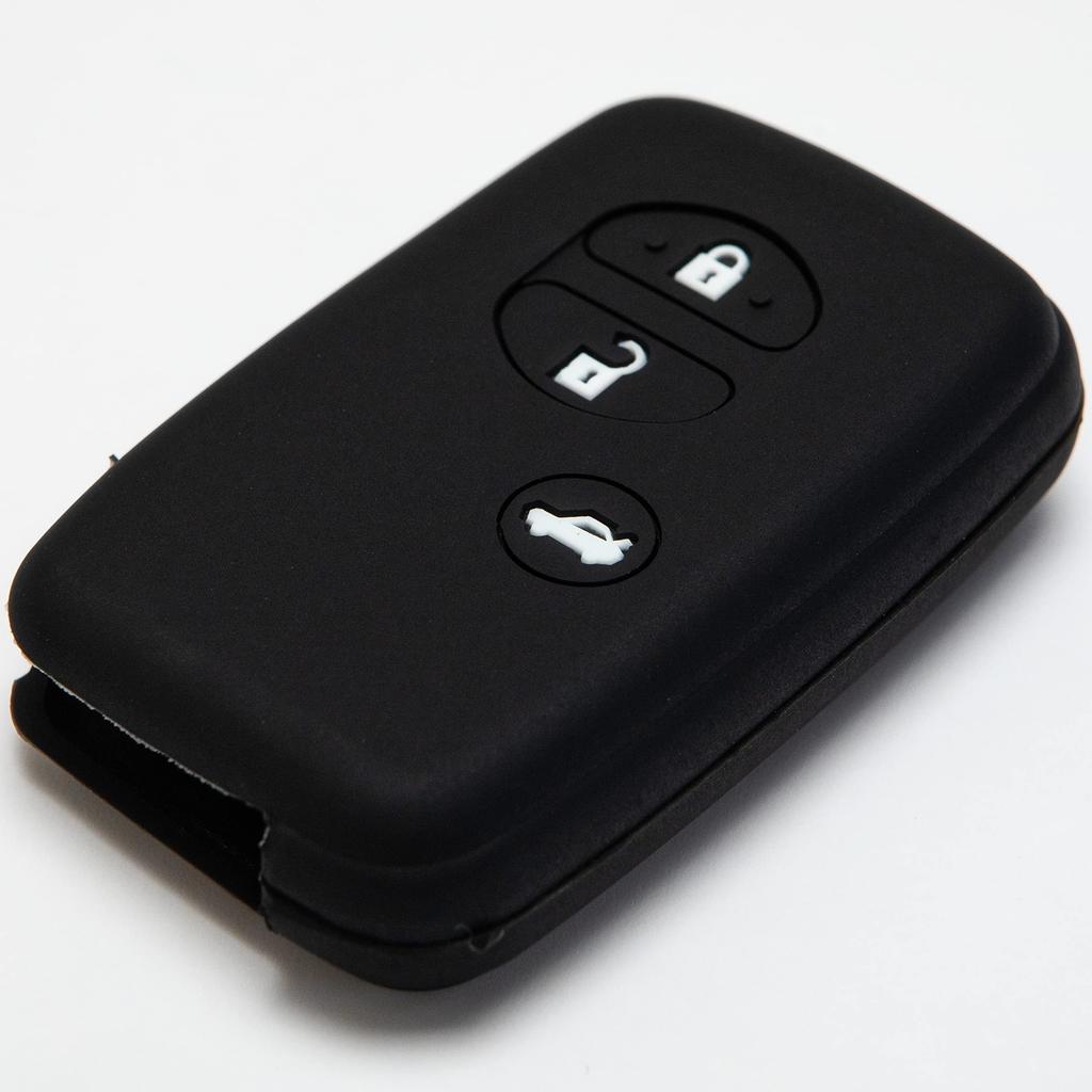 MALAKO Silicone Cover for Toyota Cars Smart Key 3 Buttons Mark X Corolla Axio