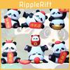 Trendy Pvc Panda Collectible Figurine Stunning For Bedroom Decor And Delightful Cake Topper Gifts