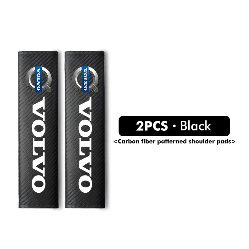 For Volvo Car Seat Belt Cover Shoulder Protective Cushion Pad Auto Accessorie V50 S60 XC60 S40 XC40 XC90 V70 XC70 C30 V40 V60