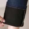 From Heart S Xl Women S Big Size Patch Hem Fleece Straight jeanS