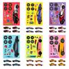 6 Pieces/pack Racing Decorative Puzzle Stickers for Children's Hands-on DIY Toys Face-changing Stickers