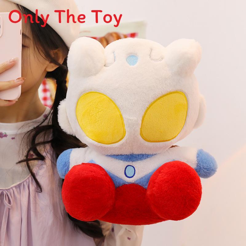 Ultraman Cartoon Plush Pillow With Short Plush Material For Kids And Adults