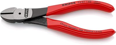KNIPEX Kraft-Seitenschneider hart 7401-140 (für Draht) (SB)