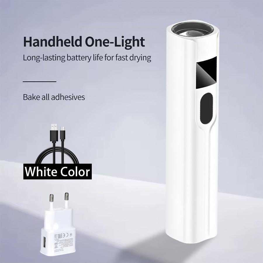 Taşınabilir El Mini Tırnak Lambası Tüm Jel Lehçe Hızlı Kuru USB Tırnak Kurutma Makinesi UV LED Tırnak Lambası Mini El Feneri Kalem