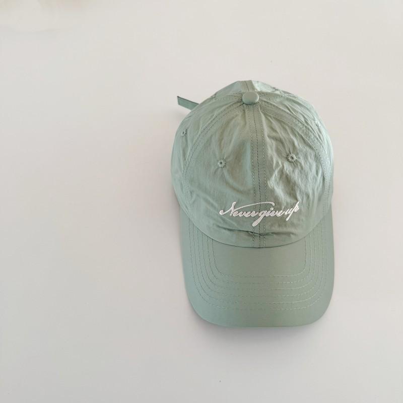 New outdoor thin quick-drying candy-colored baseball cap big head circumference embroidery soft top sunshade cap