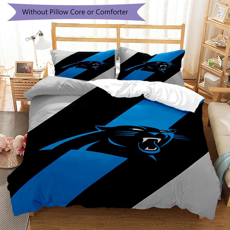 Panther Spirit Design Bed Bedding Set 1 Duvet Cover + 2 Pillowcases Soft Breathable Household Bed Linens