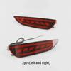 Car LED Rear Bumper Lamps For Hyundai Accent Hatchback 2010-2016 Brake Light Turn Signal Backup Reflector Taillights Fog lamp