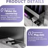 Hair Dryer Holder Wall Mount for Dyson - Hair Straightener Holder for Curling Irons Styler Attachments, Hairdryer Organizer Stand Storage Rack