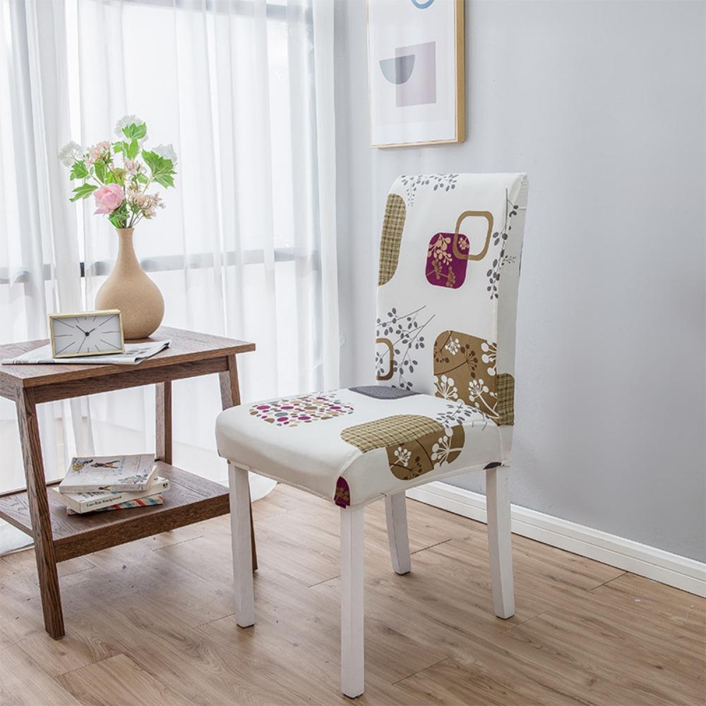 Chair Cover Full Set Dining Chair Covers Washable Stretchable Universal Fit for Home Office Restaurant