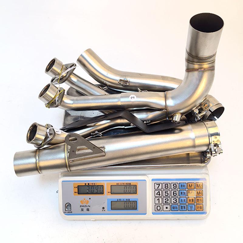New Front Bend Exhaust Pipe for 2021-2025 MT09/FZ09 Motorcycles