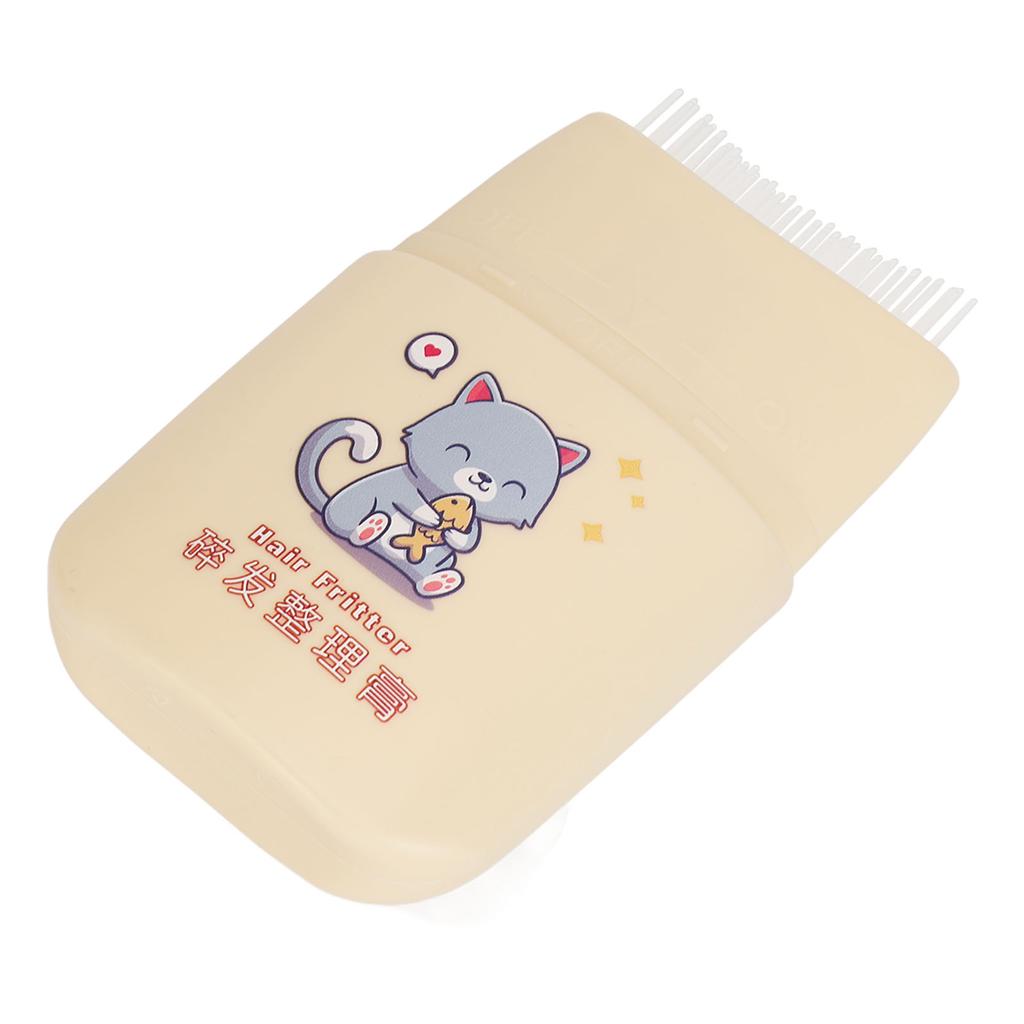 Kids Broken Hair Finishing Stick 80ml Portable Anti Frizz Comb Shaped Hair Wax Stick for Children