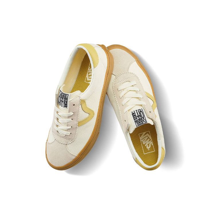 Vans Sports Canvas Low-Top Skate Shoes Unisex Sneakers Beige VN0A4BU61IA