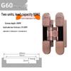 Adjustable 180° Concealed Door Hinges for Inward/Outward Opening Wooden Doors