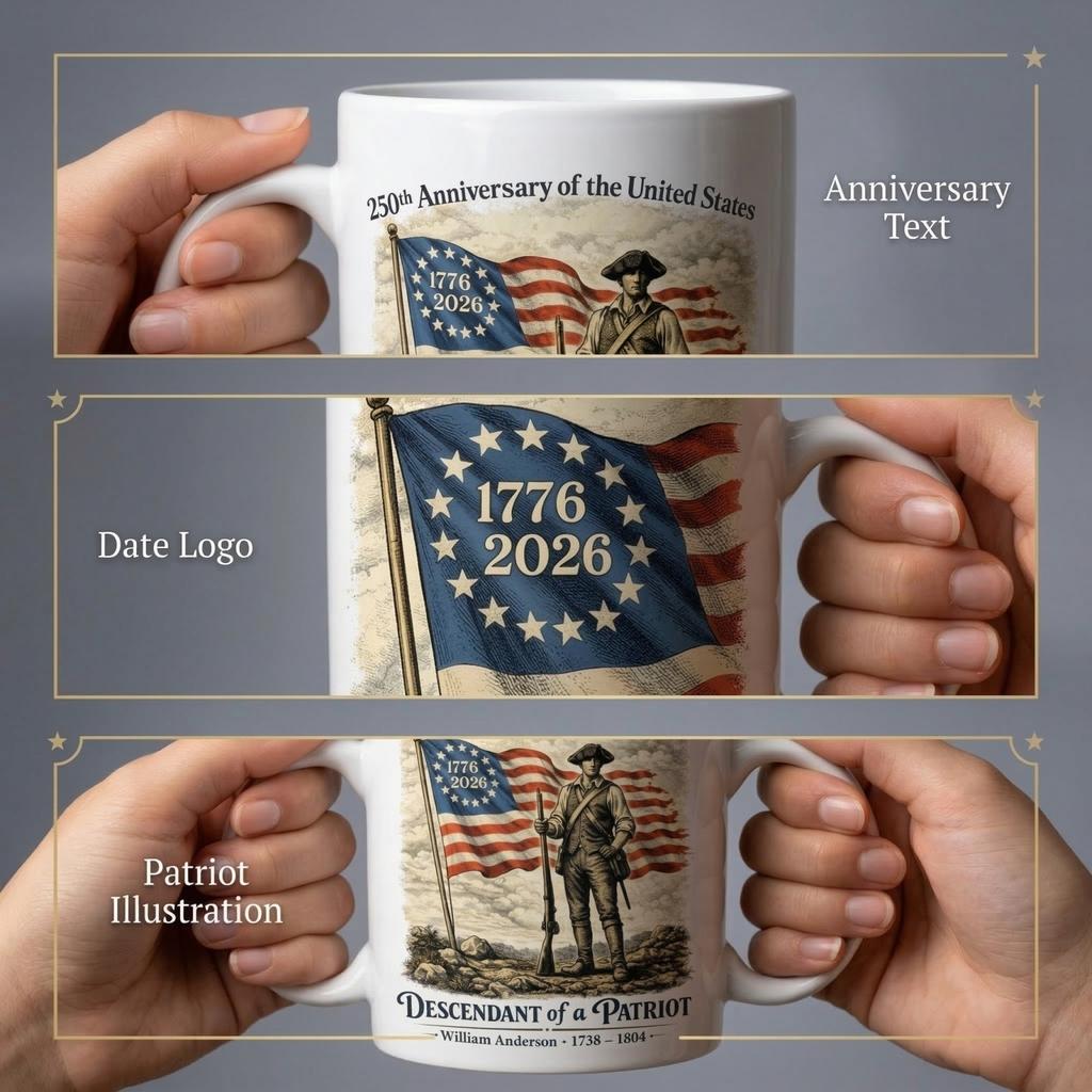 250th Anniversary Of The United States Commemorative Mug