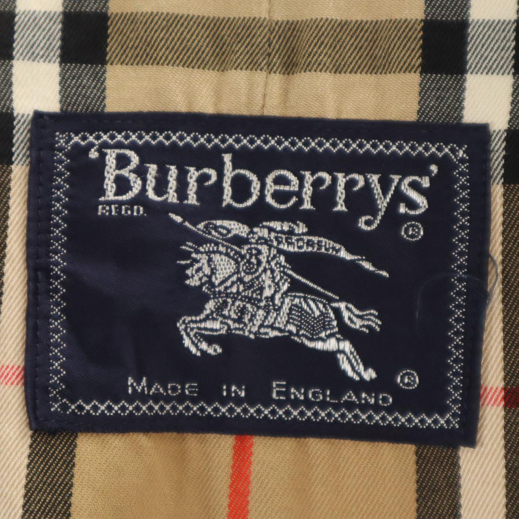 Burberrys 90s Made in England Old Stainless collar coat 44 Gurege Men's Used
