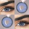 AMARA Colored Contacts Lenses Brown Eyes Natural Contacts Gray Beautiful Pupils Blue Eye Lens Yearly Green Beauty Makeup Lens