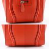 Celine Gepäck Mikro Handtasche Rot Kalbsleder Damen Gebraucht