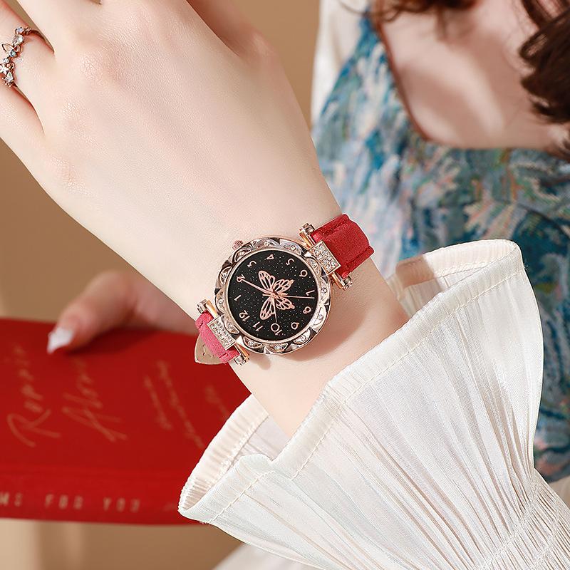 New Fashion Watch Women's Fashion Simple Butterfly Quartz Watch