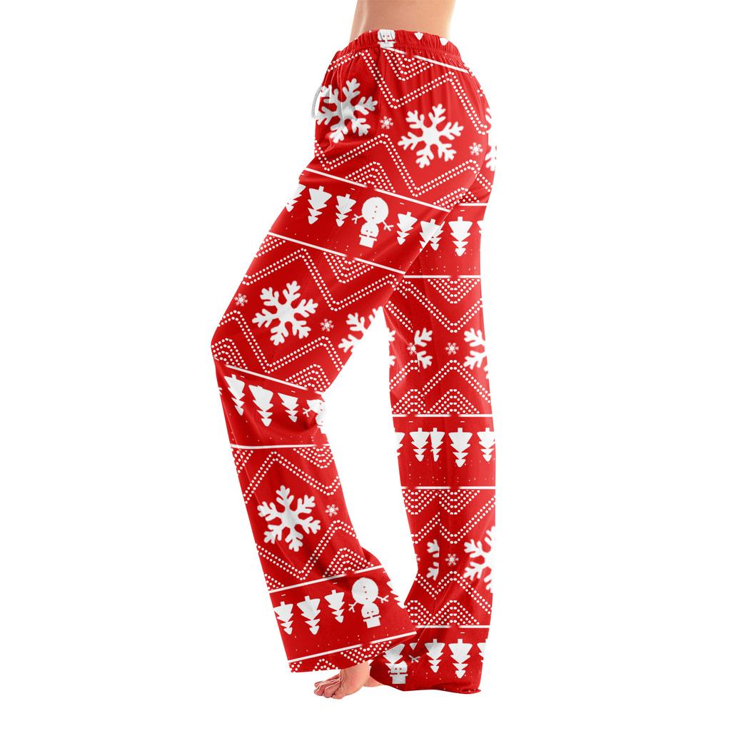 Anime-Pyjamahose, Nachtwäsche, lässige Hose mit Kordelzug und elastischer Taille, bequeme, gerade, lockere Yoga-Hose