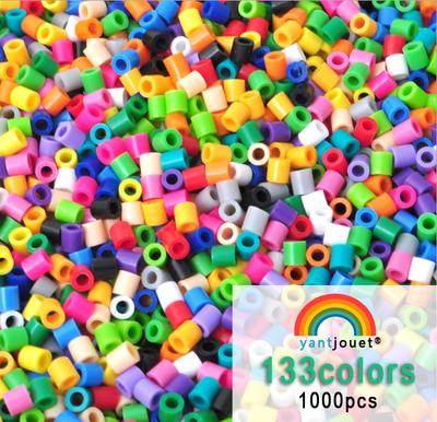 Non-Toxic Yantjouet 5Mm Beads 1000Pcs 133Color Pixel Art Iron Beads For Kids Hama Beads Diy Puzzles High Quality Handmade Gift Toys