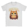 Meowl Funny Meow Cat Owl Brainrot Meme 100 Cotton TShirt For Unisexs Beach Vintage T Shirts O Neck Hippie Tees Plus Size Clothes