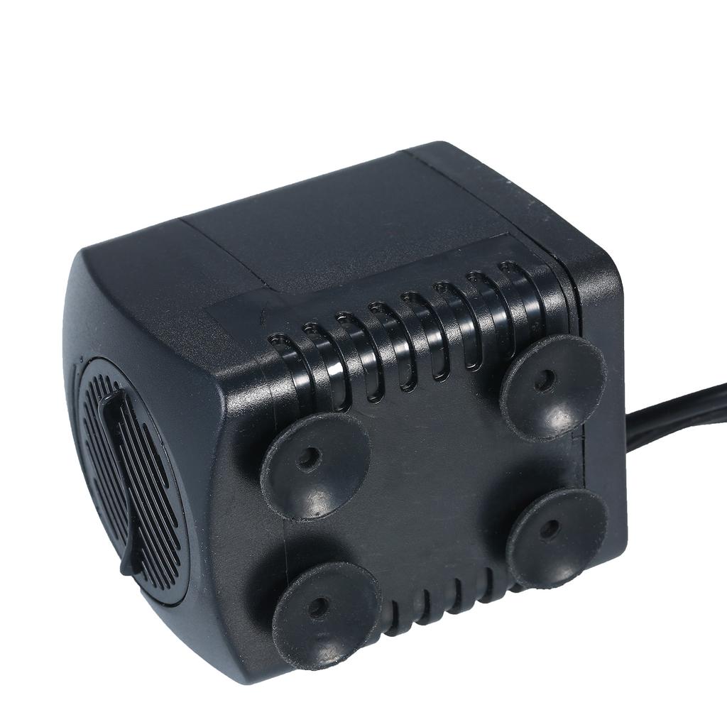 8W Submersible Water Pump With LED Lights - 600LPH For Aquariums & Fountains