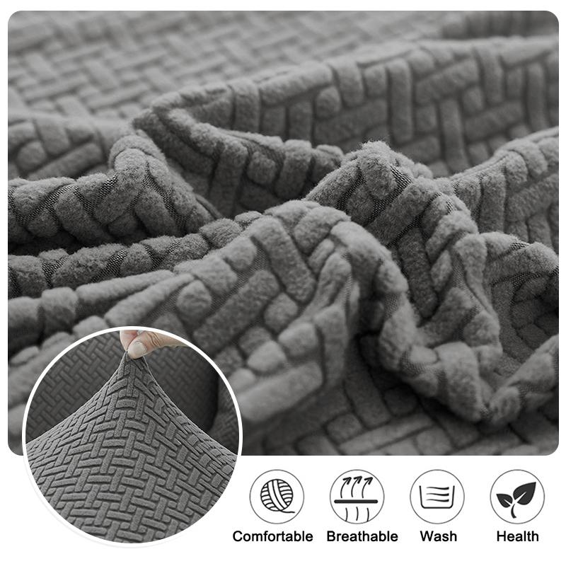 Fodera Spessa Jacquard per Cuscino Seduta Divano Protezione Mobili Copridivani Elasticizzati per Soggiorno Coprisedile Estraibile Bambini Animali Domestici