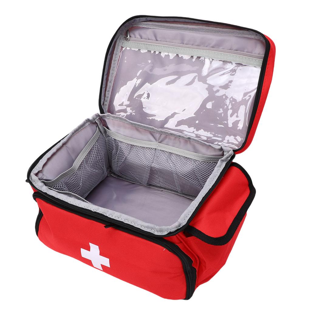 Medical Storage Bag Oxford Cloth Water Proof Portable Emergency Aid Pouch Medical Organizer Carrying Bag for Outdoor