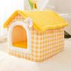 Pet Sleep House Removable Washable Warm Cave Hideout House Indoor Tent Huts For Pet Kittens Puppy