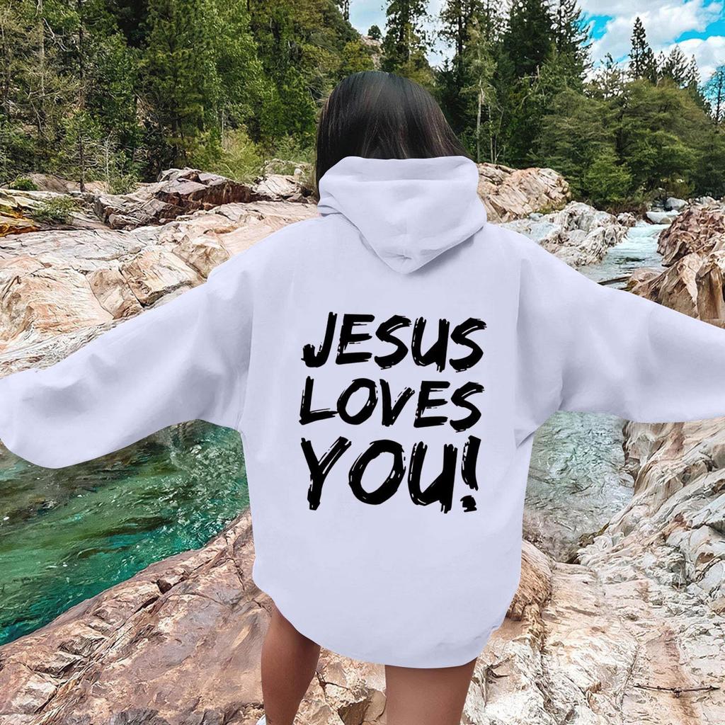 Women's Casual Fashion Outfit Sweatsuit Printed Long Sleeved Casual Hooded Sweatshirt