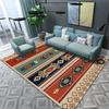 Crystal Velvet 50*80cm National Wind Carpet Retro Persian Wind Living Room Sofa Floor Mat Homing Carpet Bohemian Door Mat
