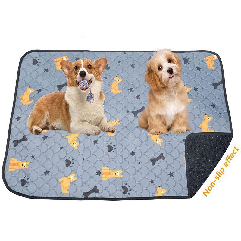 Tapis absorbant réutilisable pour chien Couche absorbante réutilisable Tapis urinaire pour animal de compagnie Tapis d'entraînement lavable pour chiot Tapis de lit pour animal de compagnie Tapis d'urine pour petit animal Tapis de couchage pour petit animal