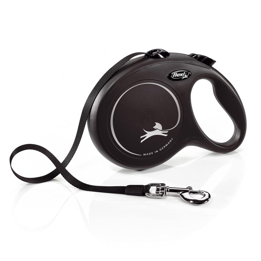 Flexi New Classic Tape L dogs under 8m Black (for 50kg) [Dog Leash]