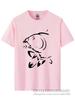 Summer Round Neck 3D Fish Print Top Fashionable Casual Short Sleeved Men's T-shirts