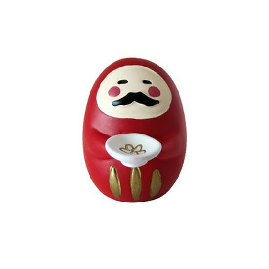 

Zakka Japanese Daruma Ornament: Wish for Exam Success - Creative Miniature Resin Gift