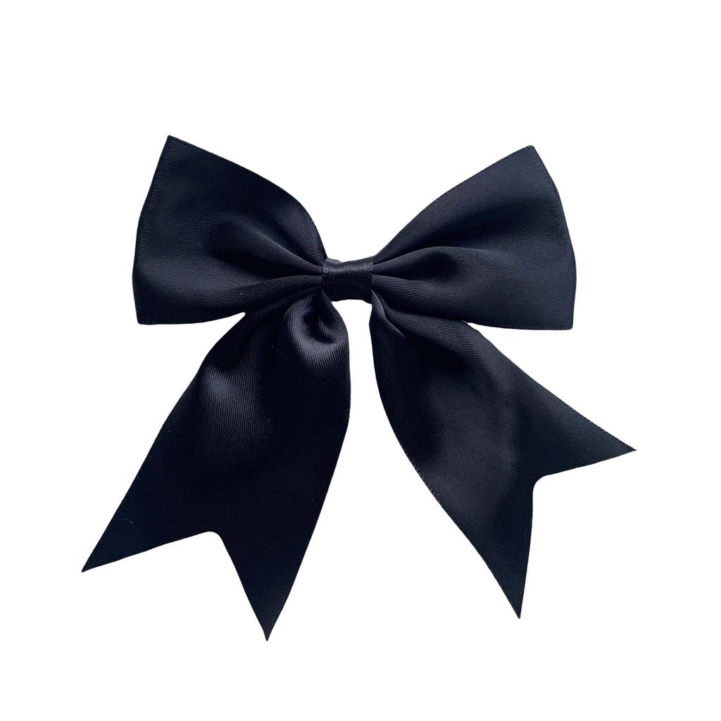 New Solid Color Ribbon Bows Hair Clip For Kids Girls Hairpins Barrettes Handmade Headwear Hair Accessories