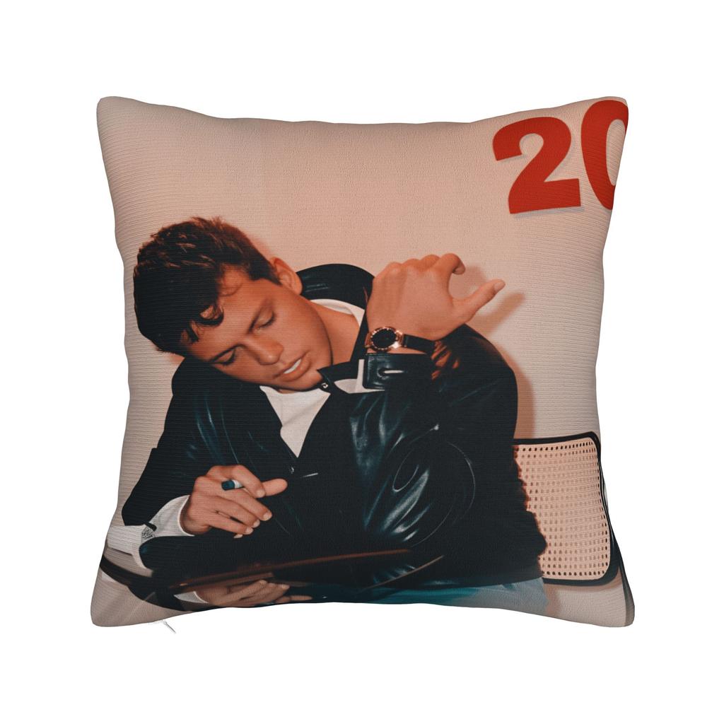 Singer L-Luis M-Miguel Pillow Cover  Retro Trendy Pillow Case For Sofa Couch Bed Living Room Soft Pillowcases Birthday Present