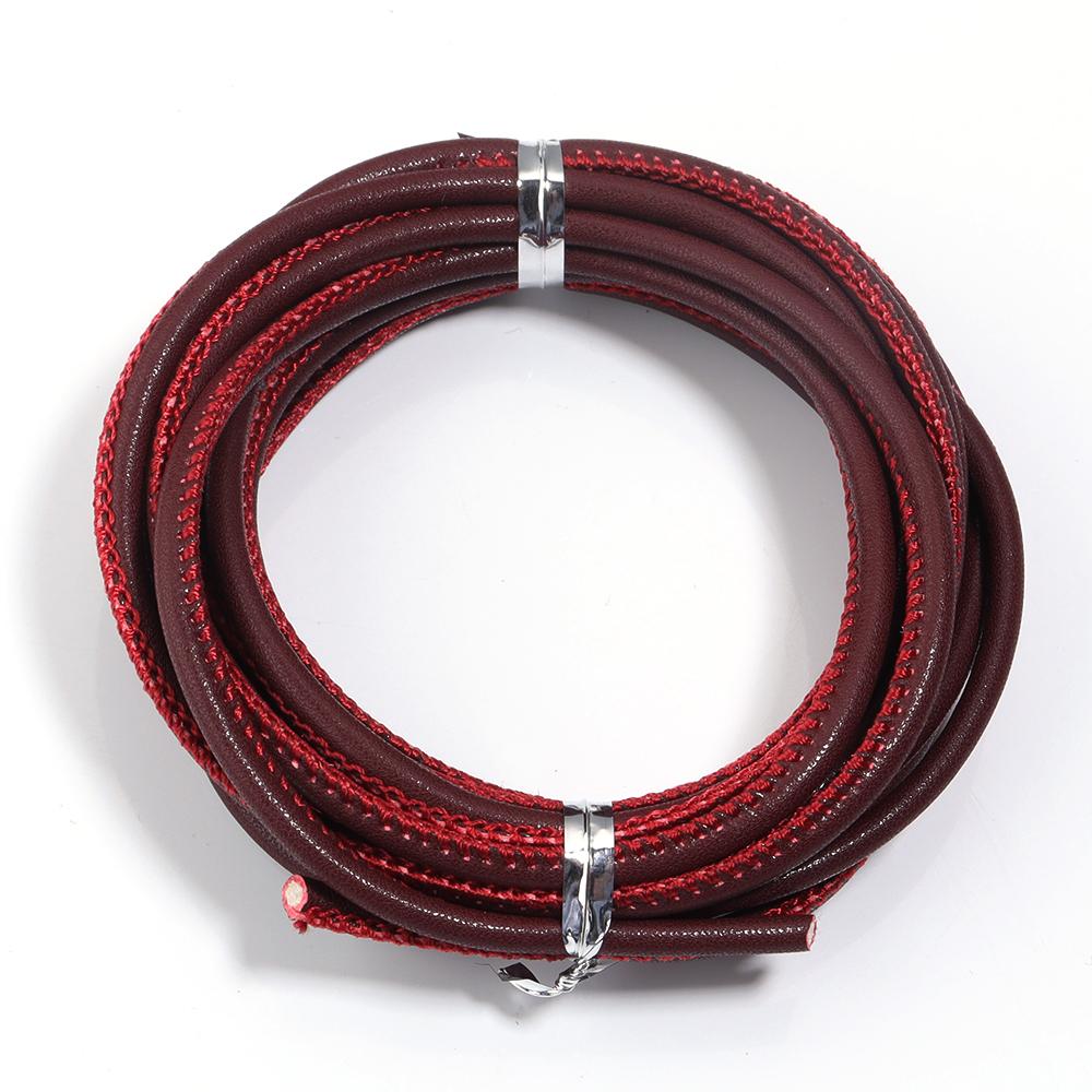 5 Yards 3mm Bunte Schafsleder Schnüre Runde Lederfaden Seil Für DIY Schmuckherstellung Halskette Armband Gürtel Zubehör