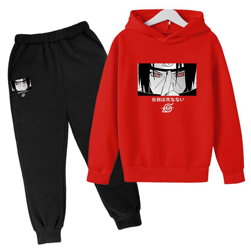 Anime Printed Girl Outfits Winter Children Set Suit for Boy 2024 Girl Summer Baby Outfit Set Home Clothing Tops Boys Clothes