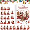 Christmas Dog Advent Calendar 24 Dog Themed Christmas Ornaments Holiday Countdown Calendar Dogs Wearing Red Shoes Perfect For Pet Lovers, Pet Owners