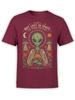 Cosmic Lotus Alien T-Shirt | Unisex