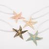 Tooxika Beach Starfish Pendant Necklace Women Summer New Irregular Alloy Collarbone Chain