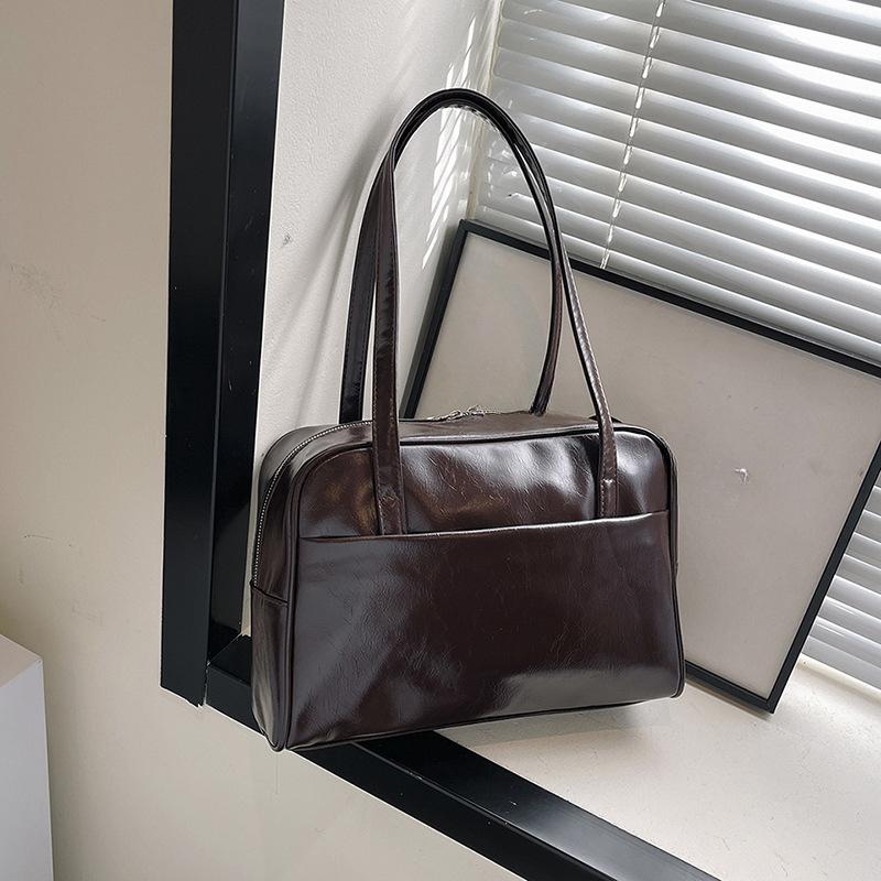 

Сумка Niche Textured Underarm Bag, новый модный и универсальный корейский портфель, универсальная, большой емкости, для ношения на одном плече