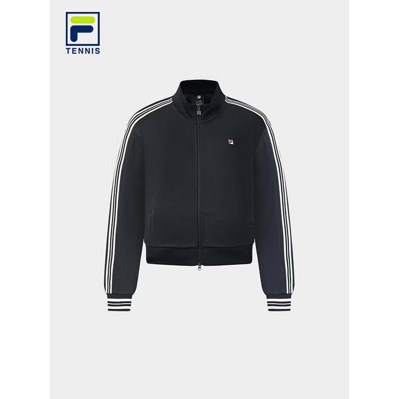 FILA Women s SETTANTA Victory Moisture-Wicking Knit Jacket S